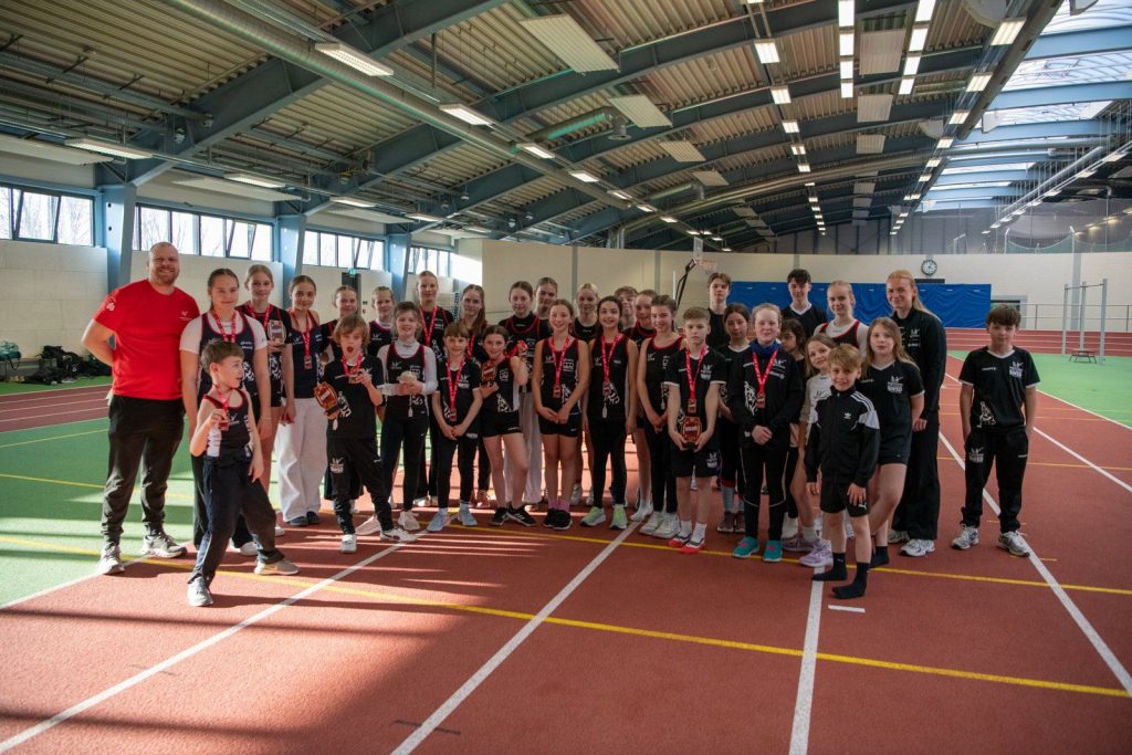 Nachwuchsteam des KC Potsdam beim Athletik-Wettkampf in Cottbus 2026