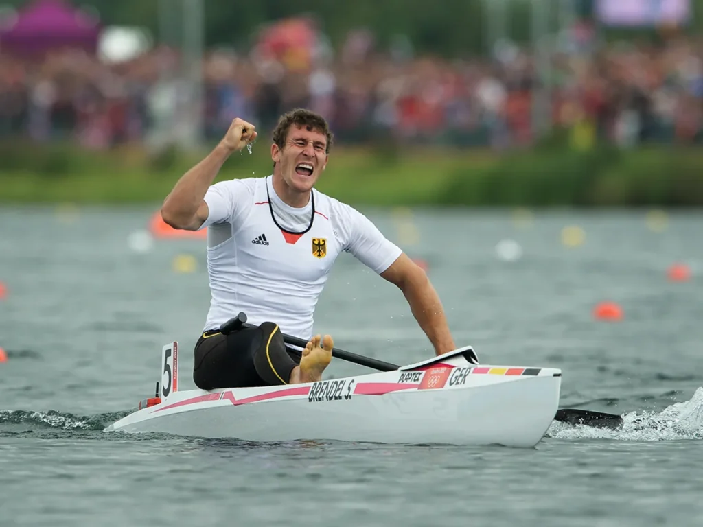 Sebastian Brendel im Einer-Canadier, Olympiasieger 2012 in London