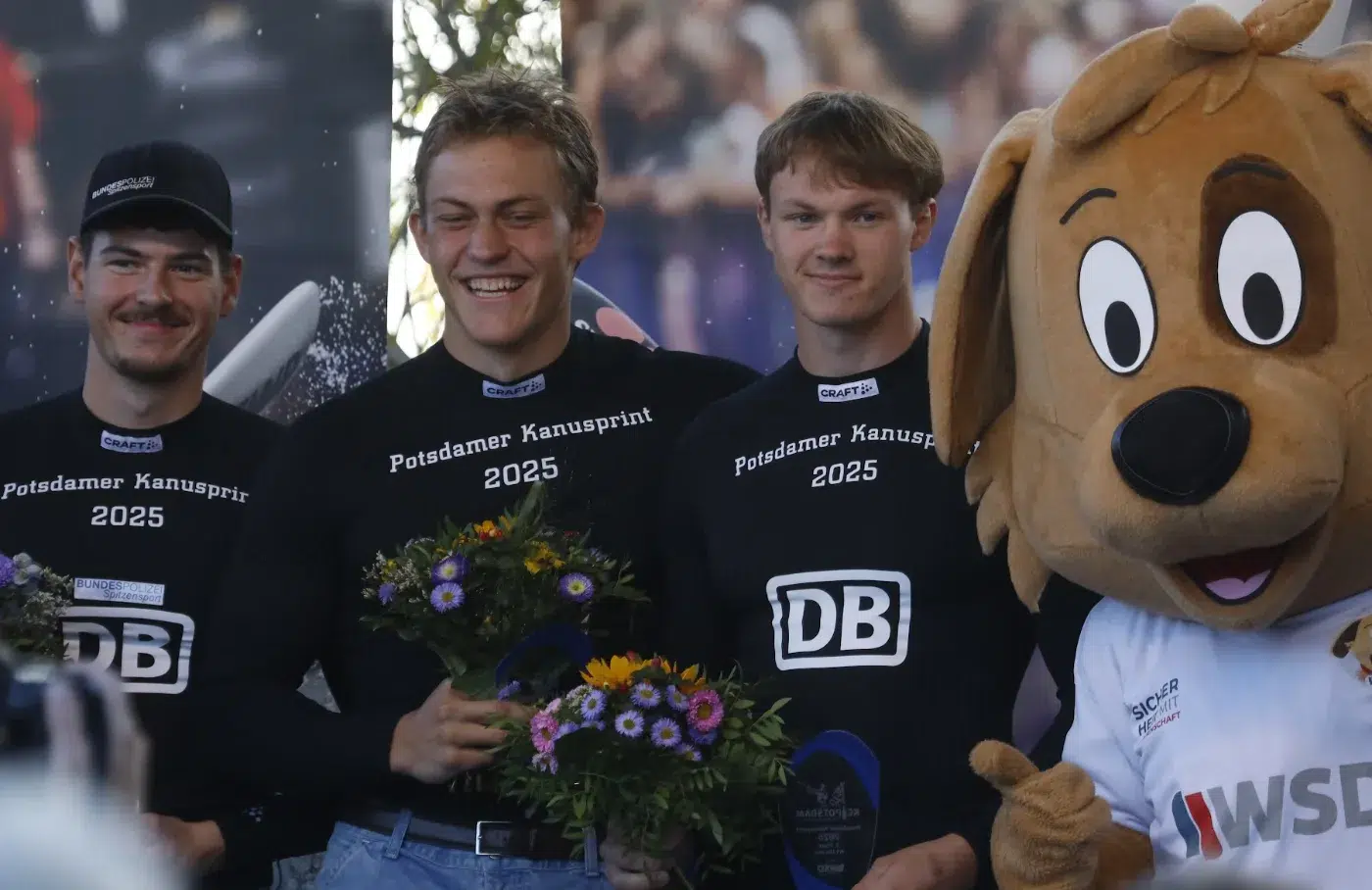 Siegerehrung beim Potsdamer Kanusprint